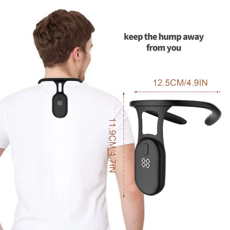 Smart Posture Corrector Miicro Vibration Posture Training Reminder Sensor Back Posture Neck Hump Corrector for Adult Kids