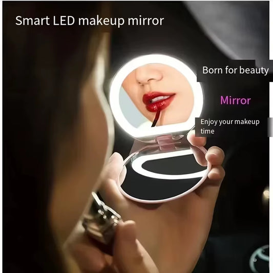 SB Compact LED Mirror – Your Beauty Companion On the Go!