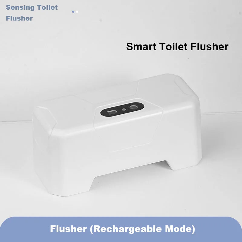 Automatic Toilet Flush Button Induction Toilet Flusher External Infrared Flush Smart Home Kit Smart Toilet Flushing Sensor