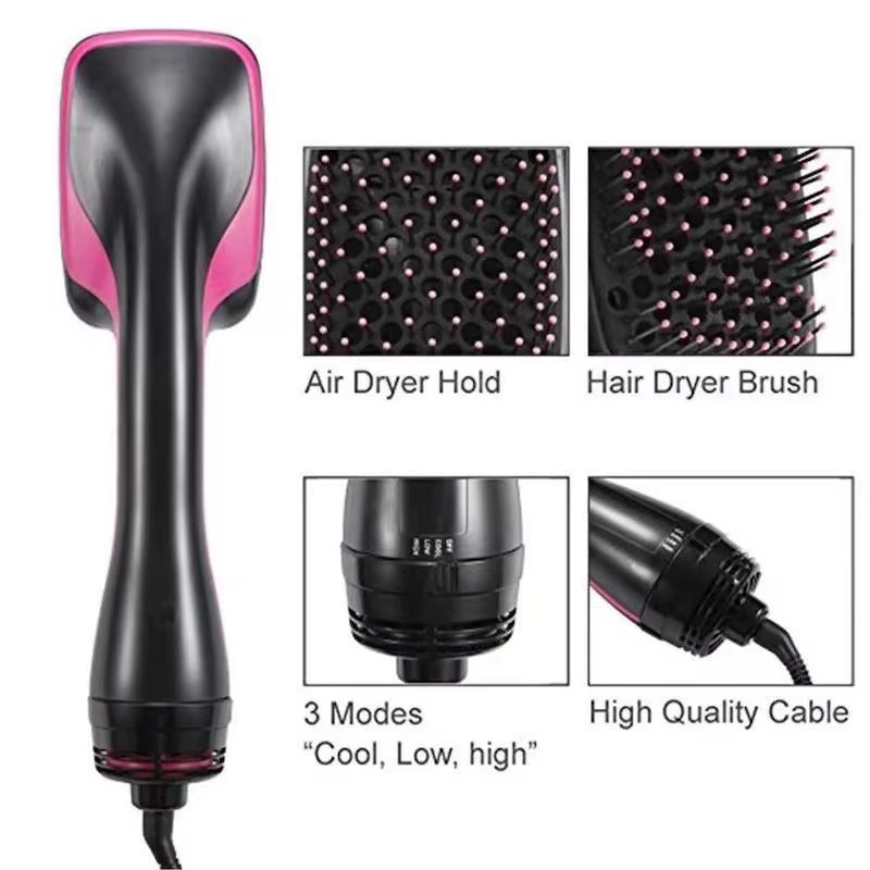 Multi-Functional Professional Salon Styling Hair Dryer Hot Air Comb Cold and Hot Air Hair Dryer Brush Electric Blow Comb