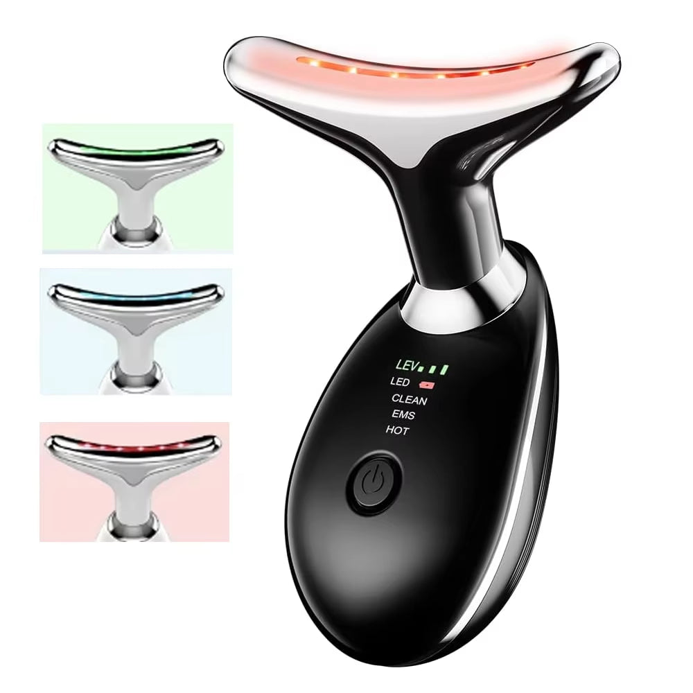 Neck & Face Massager – 3-Mode Skin Rejuvenation & Sculpting Tool!