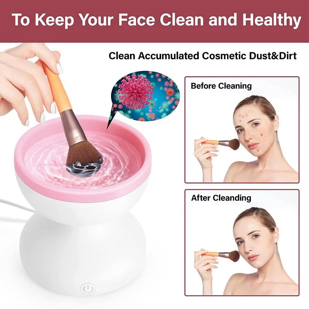 Portable USB Electric Makeup Brush Cleaner