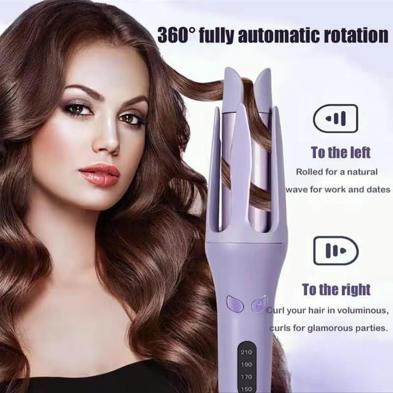 Automatic Hair Curing Iron,28Mm Hair Curler, Negative Ion Automatic Curling Wand, 4 Models Temperatures Curing Iron for Women, Styling Tools for Home, Back to School, Hair Curler Temperature Comfort Traditional Hairheated Curlingiron Adjustableir