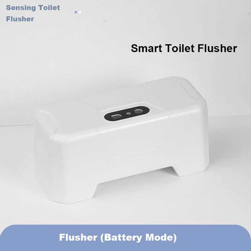 Automatic Toilet Flush Button Induction Toilet Flusher External Infrared Flush Smart Home Kit Smart Toilet Flushing Sensor