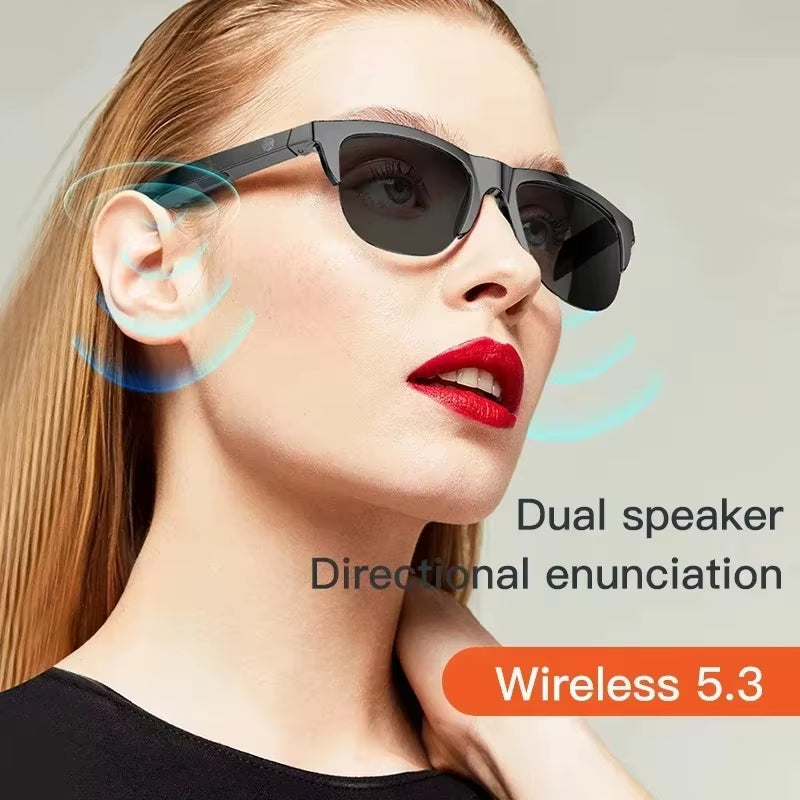 Smart Sunglasses Glasses Bluetooth Call Outdoor Sports Headphones HIFI Blue Light Waterproof Anti-Uv for Men and Women