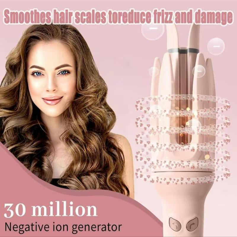 Automatic Hair Curing Iron,28Mm Hair Curler, Negative Ion Automatic Curling Wand, 4 Models Temperatures Curing Iron for Women, Styling Tools for Home, Back to School, Hair Curler Temperature Comfort Traditional Hairheated Curlingiron Adjustableir