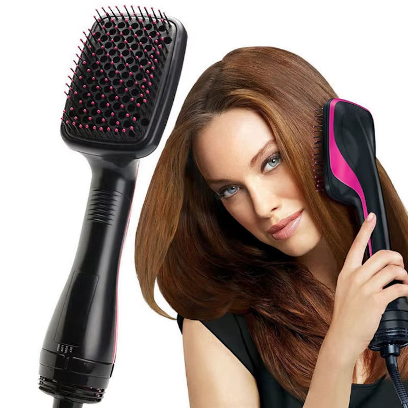 Multi-Functional Professional Salon Styling Hair Dryer Hot Air Comb Cold and Hot Air Hair Dryer Brush Electric Blow Comb