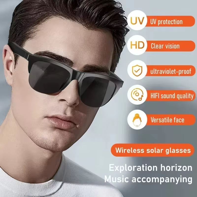 Smart Sunglasses Glasses Bluetooth Call Outdoor Sports Headphones HIFI Blue Light Waterproof Anti-Uv for Men and Women