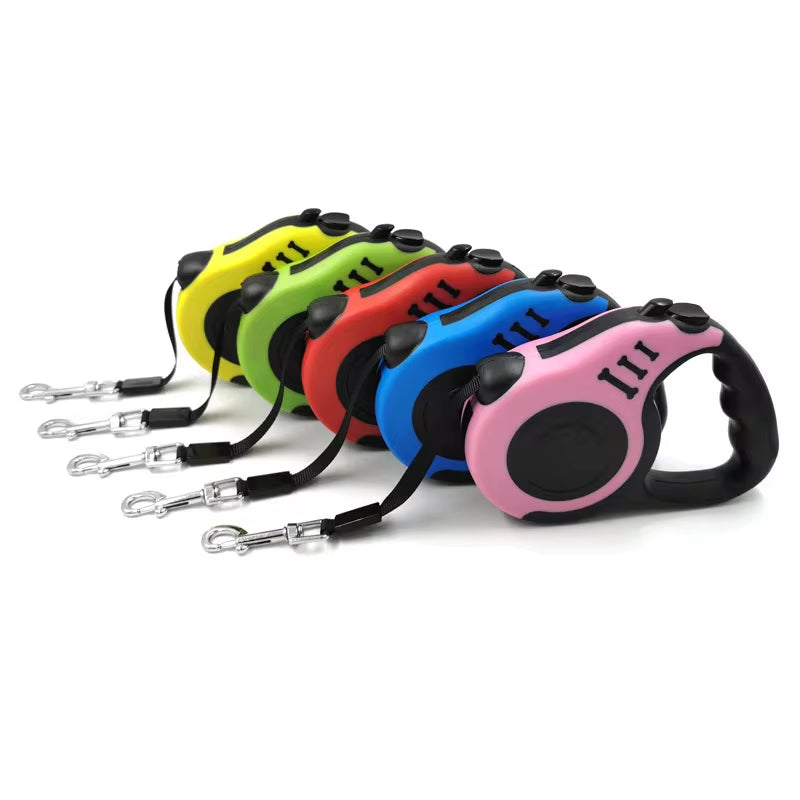 **Retractable Dog Leash – Flexible & Durable for All Dog Sizes!**  